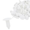 A ABSOPRO 7mm Hole Dia Bolt Rivets Bumper Clips Plastic