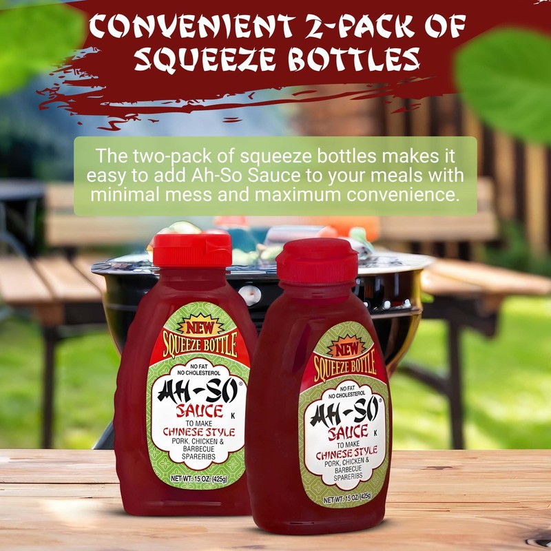 Ah-So Chinese-Style BBQ Sauce, Red Rib – 2 Pack (2