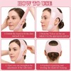 Chin Strap for Sleeping, Double Chin Reducer, Pink Reusable V