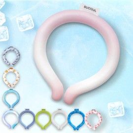 [2024 Design by Japan] SUCCUL Neck Cooler, Kids Cool Ring, Neck Hanging 28°C, Naturally Freezing, Cool Neck, Cooling Goods, Heatstroke Prevention, Heat Protection, Cooling Goods, Heatstroke