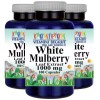 Vitamins Because White Mulberry Leaf Extract 1000mg 3X200 Caps Naturally