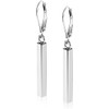 Sliver Dangle Drop Earrings for Women, 925 Sterling Silver Bar