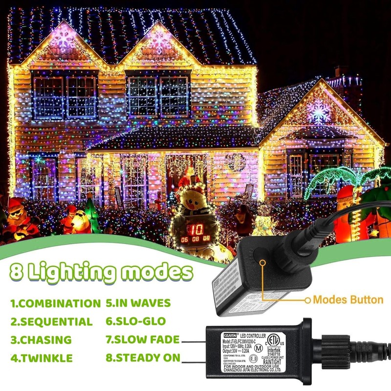 30V 0.2A LED Controller with Extension Cord, Replacement Model JT-EL/FC300V0200-C