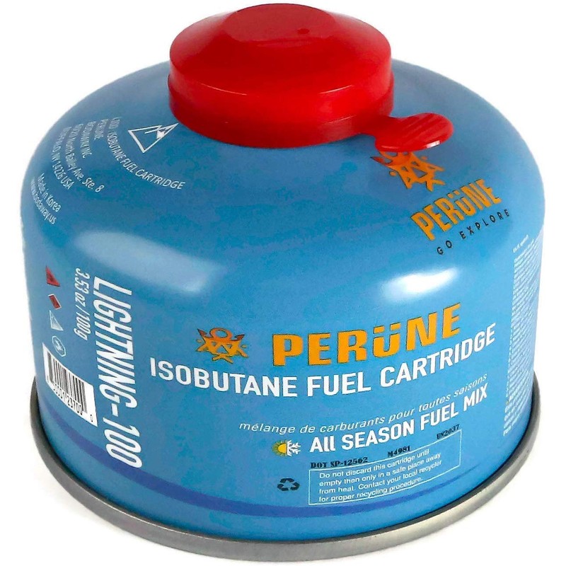 Perune Iso-Butane Camping Fuel Gas Canister All Season Mix -