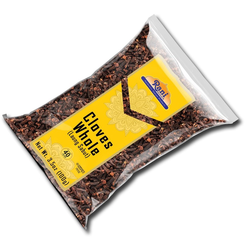 Rani Cloves Whole (Laung) 3.5oz (100g) Great for Food, Tea,