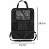 Car Backseat Organizer for Travel – Foldable Storage Pockets with