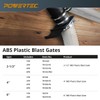 POWERTEC 70133V 2-1/2" Blast Gate for Dust Collector, Dust Collection