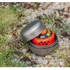Boundless Voyage Outdoor Ultralight 3PCS Titanium Bowl Set Camping Cookware