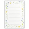 Enuby EA B6 Stationery Paper Flowers Stationery Envelopes Set |