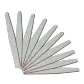 PROFICO 25 x Diamond Nail File, Grit 80/80, Premium Quality Nail File Set for Gel Nails, Acrylic Nails, Grey (Zebra))