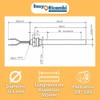 Easyricambi - Spark plug for pellet stove 350 W, diameter