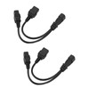 Power Cord Splitter Adapter IEC 320 C14 to IEC320 C19