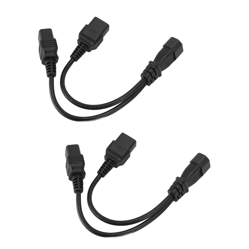 Power Cord Splitter Adapter IEC 320 C14 to IEC320 C19