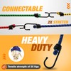 CUALITYX CUALITYX Bungee Cords with Hooks Heavy Duty Pack of