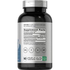 Horbäach MSM Supplement | 3000mg | 300 Coated Caplets | Methylsulfonylmethane with Calcium | Vegetarian, Non-GMO, Gluten Free