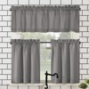No. 918 Martine Microfiber Semi-Sheer Rod Pocket Kitchen Curtain Valance