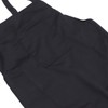 Kitchen Apron Black Apron Polyester Pockets Adjustable Strap Unisex Apron