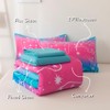 Podol 5 Pieces Gradient Cat Glitter Bedding Set for Girl