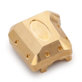 2 piezas de cubierta de latón para eje delantero y trasero para 1/10 TRX-4 RC Crawler Car