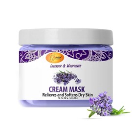 SPA REDI - Mascarilla de crema corporal y pies, lavanda y flores silvestres, 16 onzas - Masaje de pedicura para pies y cuerpo cansados, hidratante,...