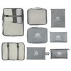 Travel Packing Cubes, Luggage Organisers for Suitcase (Grey)