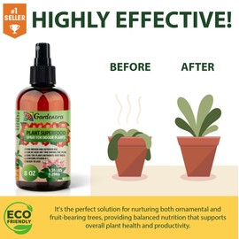 𝐁𝐄𝐒𝐓𝐒𝐄𝐋𝐋𝐄𝐑 Plant Superfood for Peace Lily Plants with B1 Vitamin, Glucose and Essential Minerals - Organic Plant Food Fertilizer for Indoor & Outdoor Peace Lilies Care - 8oz