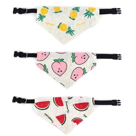 Dog Bandana, Pack of 3 Pet Triangle Bibs, Neck Triangles Dog Bandanas for Pets, Cats, Bandana, for Small, Medium Dogs and Cats, Multicoloured, S