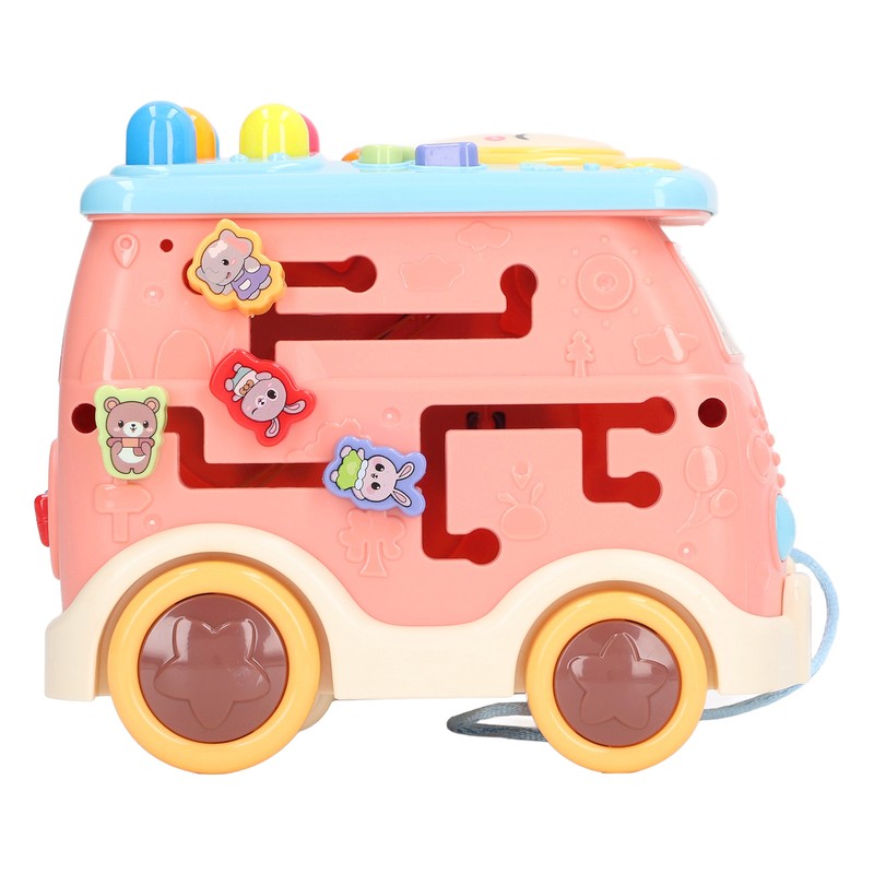 Bus Beat A Mole Toy Educational Sound Light Interactive Musical