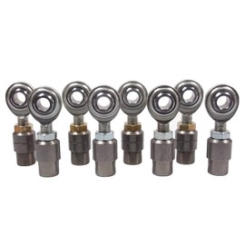 QS Components 3/8 X 3/8-24 Economy 4-Link Rod End Kit with Bungs .058 Wall, Rod End, Heim Joint