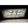 TRIUMPH TR6 Logo Mirrored Full Color LED Lighted Sign With