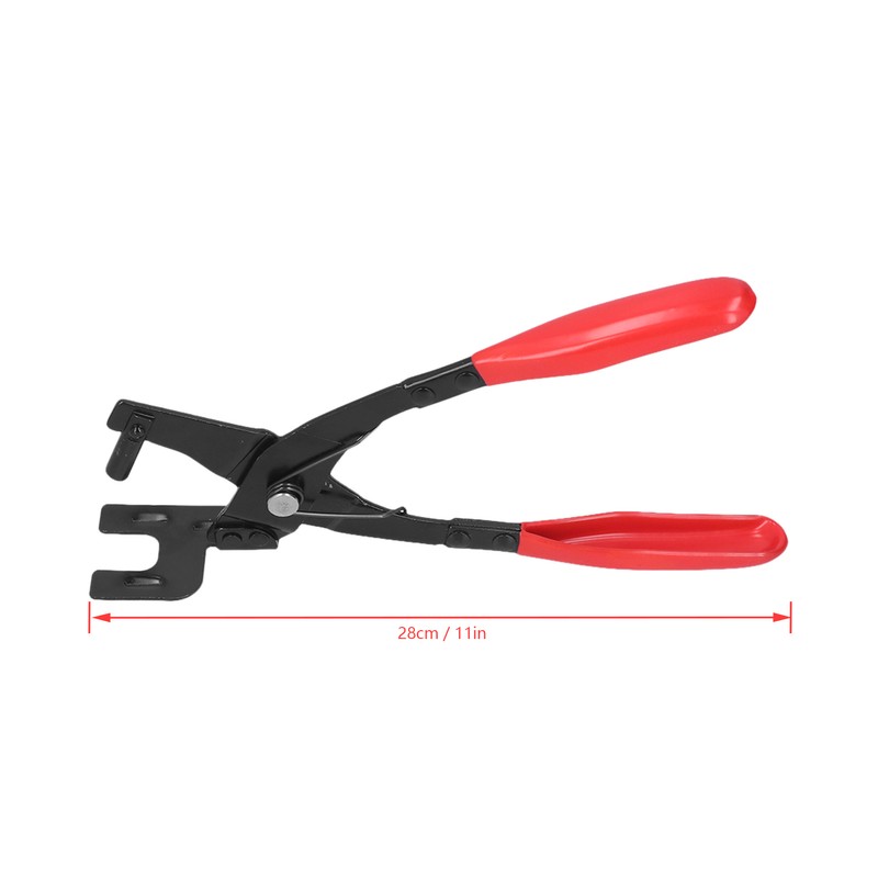 Iron Exhaust Pipe Rubber Pad Removal Plier 25 Degree Offset