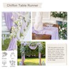 Light Purple Chiffon Table Runner 27x120 Inches Rustic Table Runners