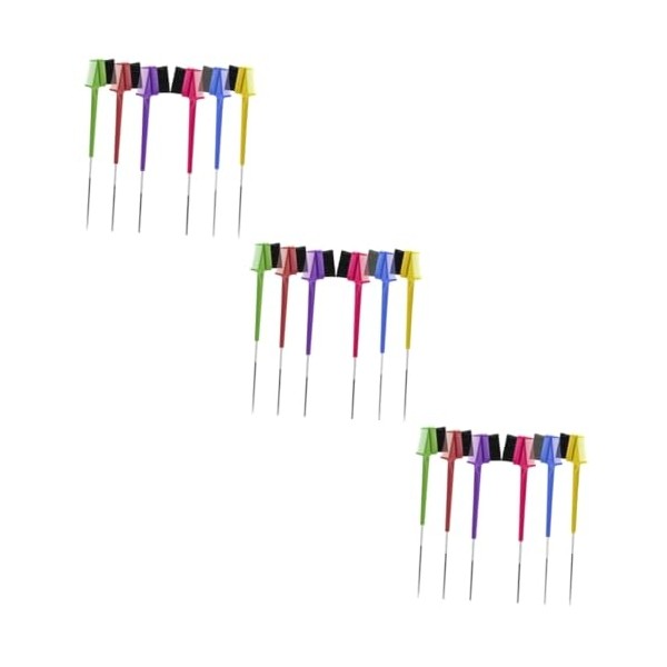 18pcs Multifunctional Eyebrow Brush Comb Brow Tool Portable Brow Spoolies