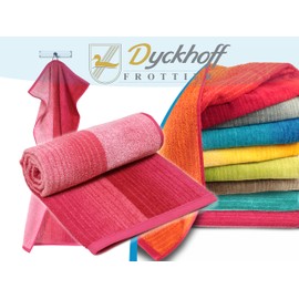 Dyckhoff Colori Hand Towel Series Organic Cotton with Practical Cord Hanger 545.665 Hand Towel 50 x 100 cm Pink
