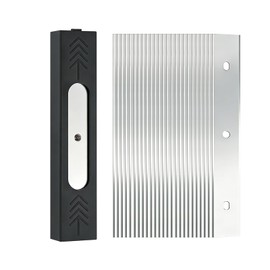 RockRose 6-Inch Double-Edged Stainless Steel Replacement Blades for Scrapers - Heavy-Duty, Ultra Sharp Blades for Professional Window Film Installation, Home Tint & Glass Cleaning - Pack 25 Units