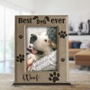 BELLA BUSTA - Best Dog Ever - Engraved Leather Photo