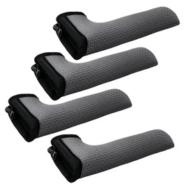 Homakover Door Handle Covers, Door Knob Covers for Summer Anti-Scald Hands, and Winter Antifreeze Hands, Door Knob Protector, Made of 2mm Neoprene (4 Pieces Gray)