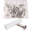 ZUYUEE 240-Piece Dowels and Rustproof Screws Set, (7 x 30