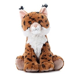 The Petting Zoo Bobcat Stuffed Animal, Gifts for Kids, Wild Onez Zoo Animals, Bobcat Plush Toy 12 inches