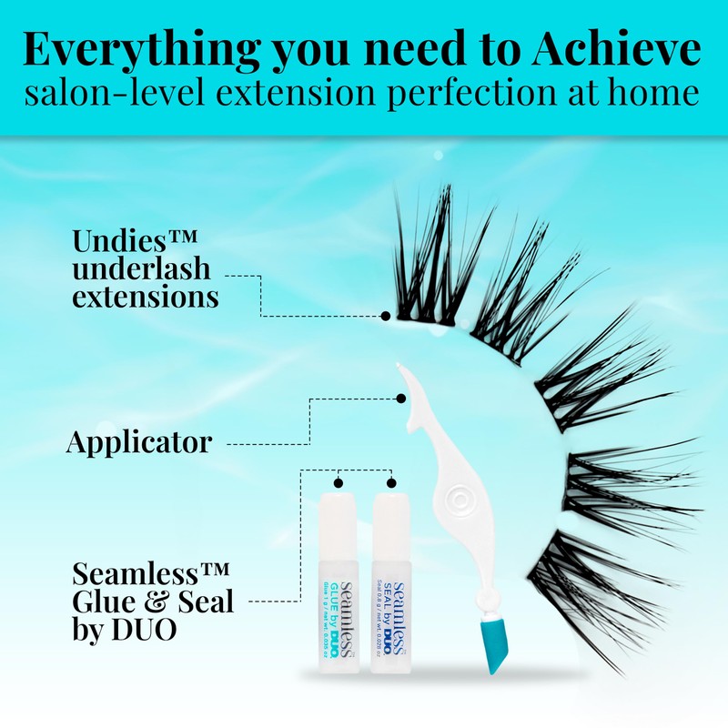 Ardell Seamless Underlash Extensions Mini Eyelash Kit, Faux Mink Lash