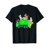 Bunny Riding Garbage Truck Easter Day Bunny Garbage Truck T-Shirt