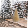 SHOWERORO Artificial Mini Christmas Trees Vivid Pine Trees Desktop Ornaments