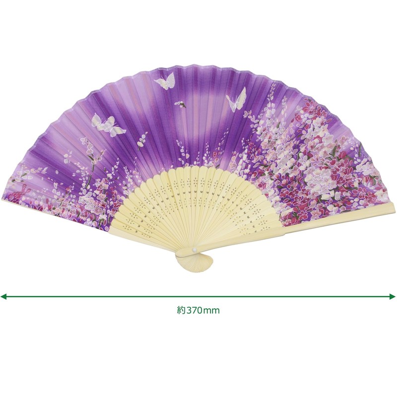 Morikuru TK01-12 Silk Fan, 8.3 inches (21 cm), Silk Fan,