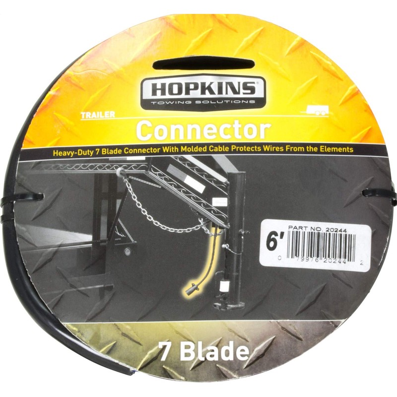 Hopkins 20244 6' 7 RV Blade Molded Trailer Cable with