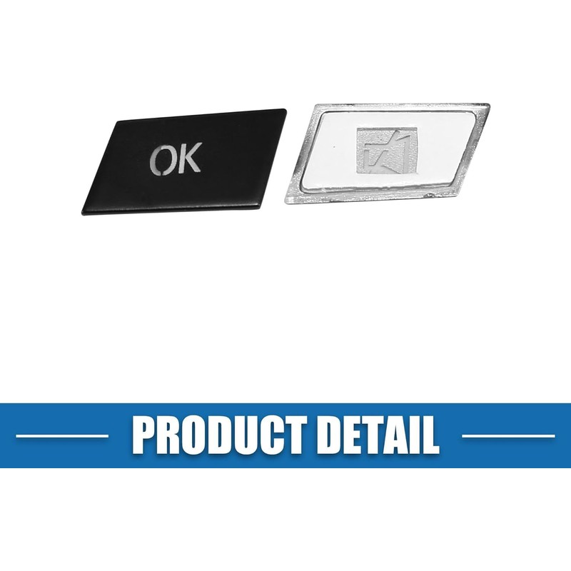 12PCS Car Steering Wheel Button Stickers Cover Interior Switch Button