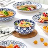 vancasso SELENE Plates and Bowls Set for 6, 24 Pieces
