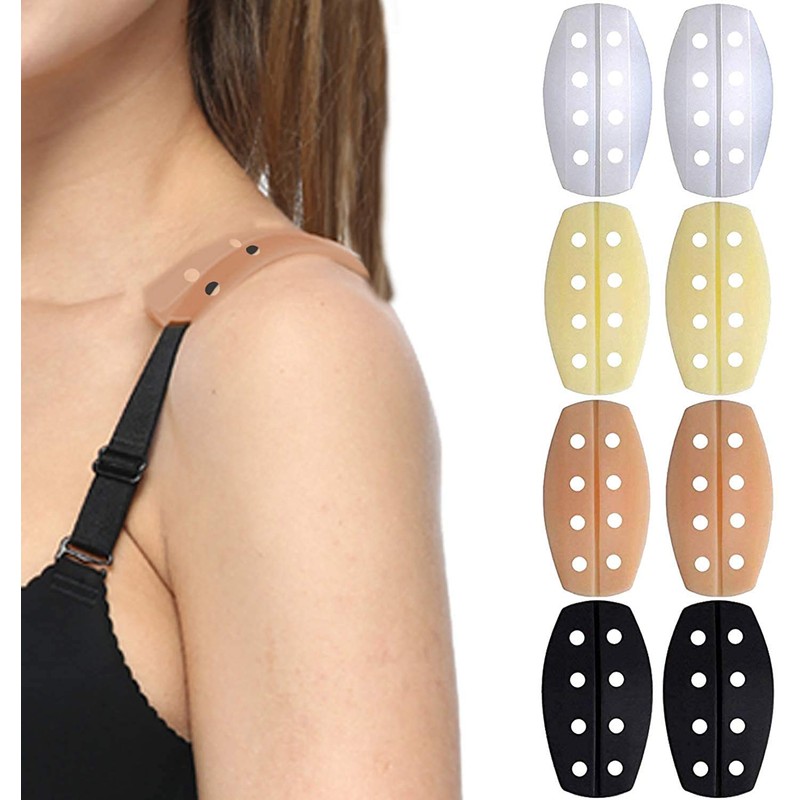 EIMGO Silicone Bra Strap Cushions Holder Non-Slip Comfort Shoulder Protectors