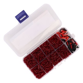 POWERTI 1500Pcs 1 Box Badminton Racket Racquet Grommets Eyelets Replacement Stringing Accessories Gear Equipment Chinese Red