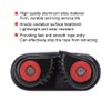 KSTE Black Aluminum Alloy Rope Buckle Holder Anchor Cam Cleat