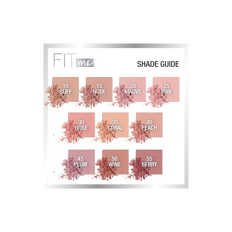 Maybelline Fit Me Blush, Rose, 0.16 fl. oz.